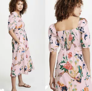 Tanya Taylor Lucinda Midi Dress Size M - Picture 1 of 16