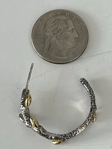 Stephen Dweck Ohrring (1) nur 18kt 925 Sterling Diamant Fortuna Zweig Zweig. - Bild 1 von 3