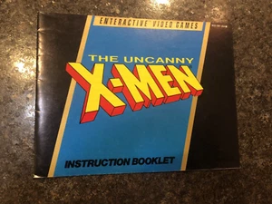 THE UNCANNY X-MEN MANUAL DE INSTRUCCIONES ORIGINAL LIBRO DE JUEGO NINTENDO NES HQ - Imagen 1 de 1