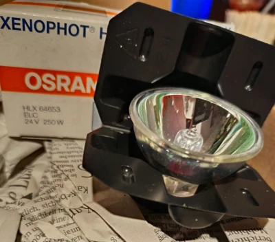 Osram  24V 250watt Projektor Lampe,für P8 P7 P6 Bauer Projektor, New Old Stock - Bild 1 von 2