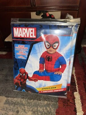 Disfraz Marvel BABY SPIDER-MAN - Infantil 6-12 Meses - NUEVO Foto 1 de 4