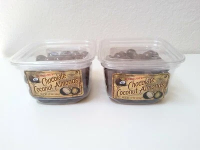 2 Packs Trader Joe's Chocolate Coconut Almonds 12 OZ Each Pack - Image 1 of 4