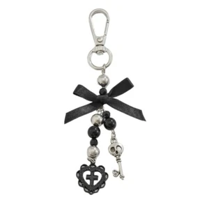 Love Bowknot Crucifix Charm Key Holder Fashion Alloy Keychain for Everyday Use - Picture 1 of 8