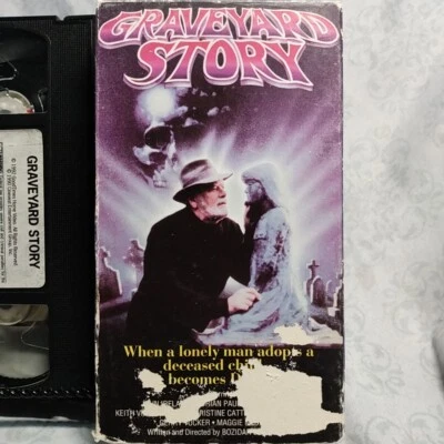 Graveyard Story (1990) VHS - John Ireland, Adrian Paul - Haunted House Horror - Imagem 1 de 3