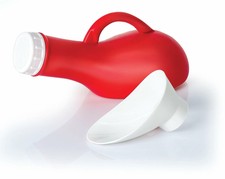 Unisex Portable Urinal Bottle Male Female Car Travel Camping Urine Wee Screw Cap