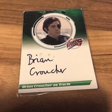 BLAKES 7 TRADING CARD BRIAN CROUCHER TRAVIS S2BC AUTOGRAPH UNSTOPPABLE SERIES 2