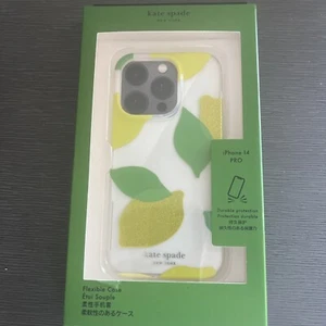 Kate Spade iPhone 14 Pro Flexible Case Green Leaves - Photo 1 sur 5