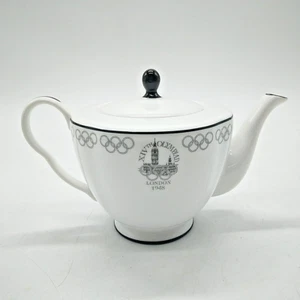 Wedgwood - International Olympic Committee London 1948-2012 Tea Pot, Bone China - Picture 1 of 15