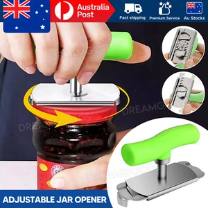 Adjustable Stainless Steel Twist off Jar Opener For Seniors with Arthritis - Picture 1 of 11