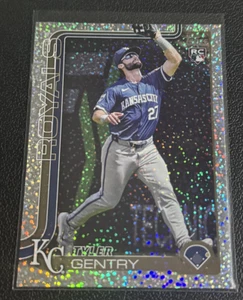 2025 Topps Series 1 Sand Glitter Parallel Tyler Gentry RC Kansas City Royals - Picture 1 of 2