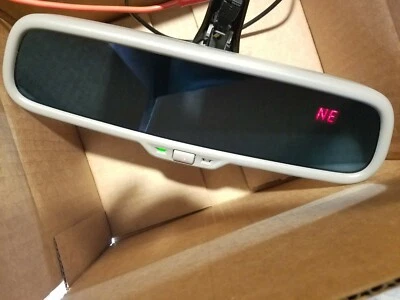 2004 2005 2006 AUDI A4 QUATTRO S4 REAR VIEW MIRROR SELF DIMMING 04 05 06 OEM - Image 1 of 4