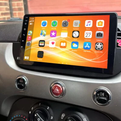 Per FIAT 500 2007-2015 9" Autoradio Stereo Android 13.0 GPS Navi WIFI BT FM - Immagine 1 di 4