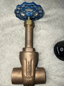 Fairbanks 3082 Manual Brass Wedge Gate Valve 1 1/2” 200 CWP 125s - Picture 1 of 20