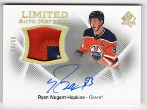2021-22 SP Authentic Limited Autograph Patch #LAM-RN Ryan Nugent-Hopkins 19/50 - Picture 1 of 1