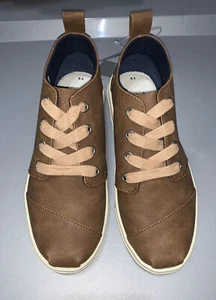 Toms Botas Cupsole Toffee Microsuede Youth Size 3 - Picture 1 of 4