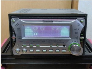 Panasonic CQ-VX4030 2DIN CD MD Deck Player Operation confirmed from Japan - Picture 1 of 9