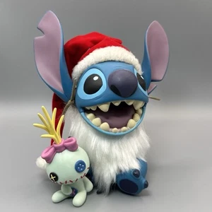 Disney Stitch & Scramp X'mas Santa Ver. Figura VCD Medicom JAPÓN - Imagen 1 de 5