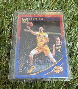 Panini Donruss 2018-19 Basketball Lonzo Ball /15 Red Blue Laser - Bild 1 von 2