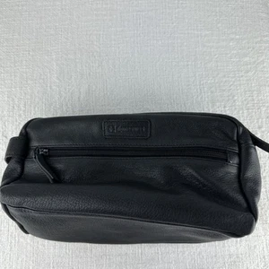 AlpineSwiss Sedona Toiletry Bag Genuine Leather Shaving Kit Dopp Kit Travel Case - Picture 1 of 13