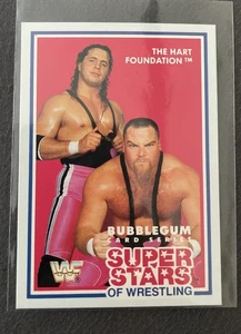 1989 WWF Market Scene Wrestling Series 3 THE HART FOUNDATION Rare Mint NZ - Picture 1 of 2