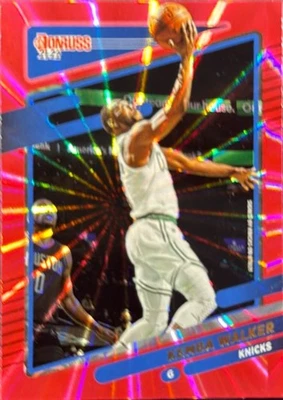 2021 Donruss #67 Kemba Walker Holo Pink Laser Boston Celtics - Imagem 1 de 2