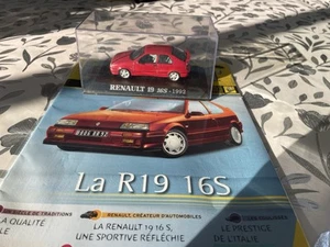 Universal Hobbies 1/43 RENAULT 19 16 S Avec Fascicule - Foto 1 di 7