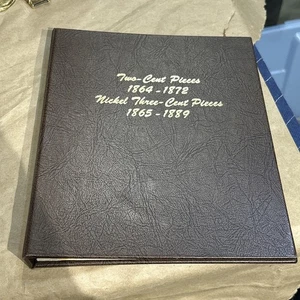 Dansco Album 6108 2c Pieces and Nickel 3c Pieces - Picture 1 of 8