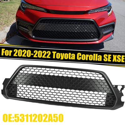 Parachoques delantero parrilla inferior para Toyota Corolla SE XSE 2020 2021 2022 sedán 2,0 L Foto 1 de 4