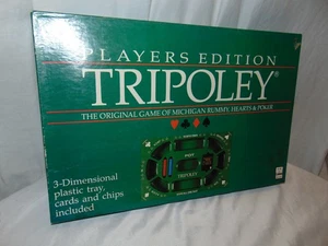 1989 Tripoley Game Players Edition Cadeco Karten Chips Tray Anleitung komplett - Bild 1 von 8