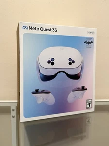 Meta Quest 3S 128GB - Includes Batman: Arkham Shadow Game - SEALED NEW - Picture 1 of 5