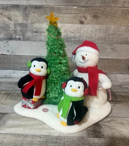 2006 Hallmark Jingle Pals Very Merry Trio Snowman & Penguins Sound/Motion - Picture 1 of 11