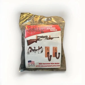 Hold Up Displays - HD02 Rifle Long Gun Wall Hanger Display Archery, Made In USA! - Picture 1 of 4