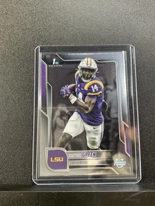 Bowman University 2025 cromo Trey'Dez verde #94 1st Bowman LSU Tigers - Imagen 1 de 2
