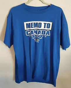 Super Rare Tampa Bay Lightning Memo To Canada Tshirt...SMACK TALK Size Large - Picture 1 of 3