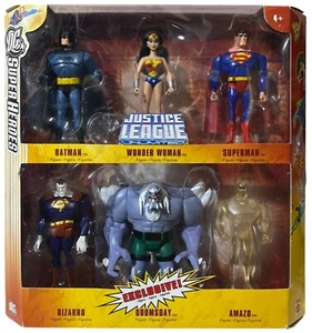 Justice League Unlimited Figures NEW Doomsday~Superman~Bizarro~Amazo~Batman+READ - Picture 1 of 17