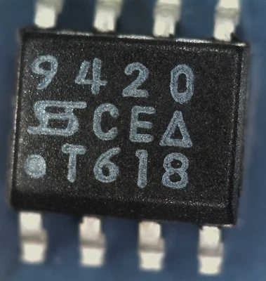 5 x Siliconix SI9420DY 200V 1A Mosfet SO8 surface mount 9420 - Image 1 of 3