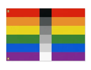 Homoflexible Pride Flagge, 2x1 3x2 5x3 Hetero Flexible LGBT LGBTQ LGBTQIA Banner - Bild 1 von 6