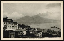 cartolina NAPOLI panorama col vesuvio