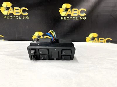 1996 Volvo 850 Front Left Driver Master Window Switch Assembly Black OEM - Image 1 of 4