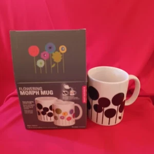 KIKKERLAND Flowering Morph Mug Heat Changing Morph Spring Mug 12oz Porcelain - Picture 1 of 4