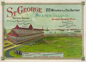 9511.Decoration Poster.Room Wall art.Home decor.Staten Island St.George Baseball - Picture 1 of 1
