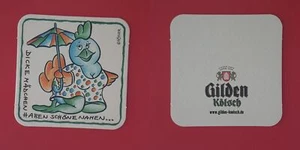 Gilden Dicke Mädchen Brauerei Bierdeckel Bierfilz Bieruntersetzer - Picture 1 of 1