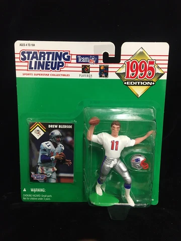 Drew Bledsoe New England Patriots NFL Starting Lineup Action Figure NFL NIB VTG Cover