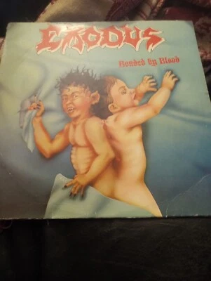 Exodus ‎– Bonded By Blood vinyl LP 1st US Pressing VG - Image 1 of 4