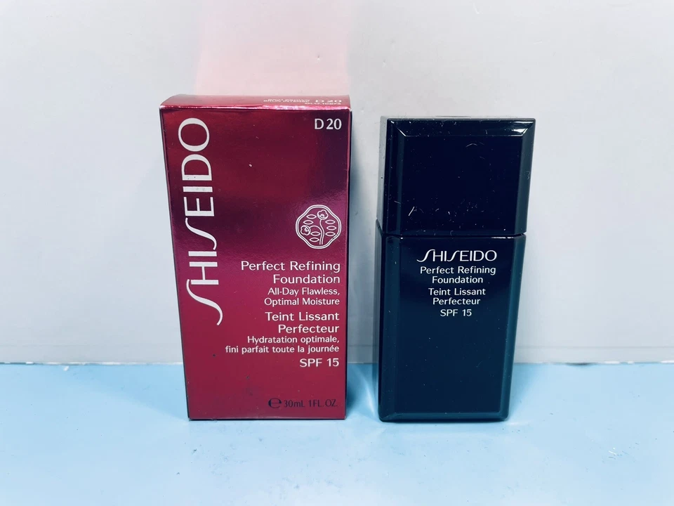 SHISEIDO - PERFEKTE VERFEINERNDE GRUNDIERUNG - LSF 15 - D 20 RICH BROWN - 1,0 OZ - NEU - Bild 1 von 1