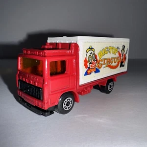 1981 Matchbox BIG TOP CIRCUS VOLVO CONTAINER TRUCK With Working Rear Doors - Picture 1 of 9