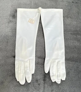 Guantes Fownes Vintage Talla 6 Marfil Longitud Media Brazo Joseph Spiess Co Nuevos con Etiqueta - Imagen 1 de 8