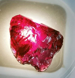 Red Painite Loose Gemstone 57.30 Ct Certified Untreated Rare Natural Rough - Picture 1 of 4