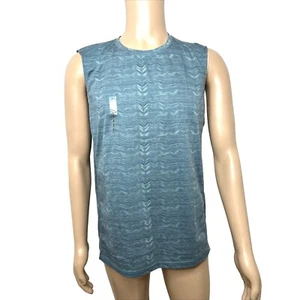 Colosseum Men’s Mesh Training Sleeveless Shirt L Blue-Green Tank Top Workout Gym - Picture 1 of 13