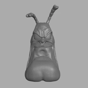 The Tick v2 smiling SPOON! custom head for 4" 6" 7" 12" action figures - Picture 1 of 1